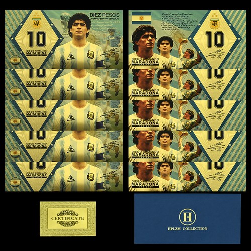 Banconota 10pz set maradona - 10pz/set,
